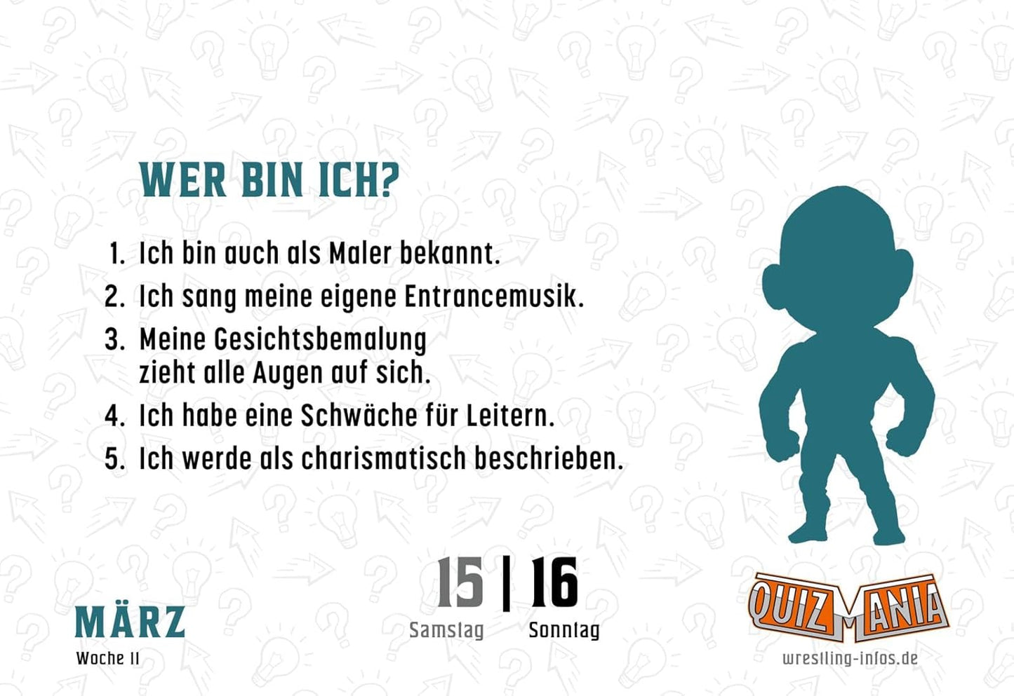 QuizMania - Das Wrestling-Quiz für jeden Tag 2025