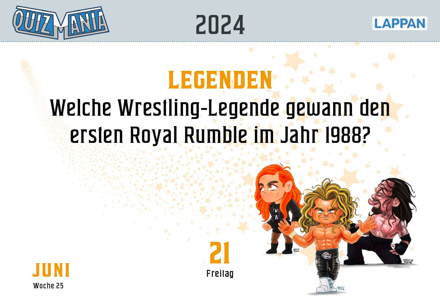 QuizMania - Das Wrestling-Quiz für jeden Tag 2024